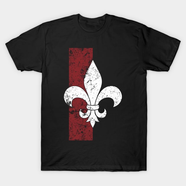 Fleur de lis Martyred Lady T-Shirt by SimonBreeze